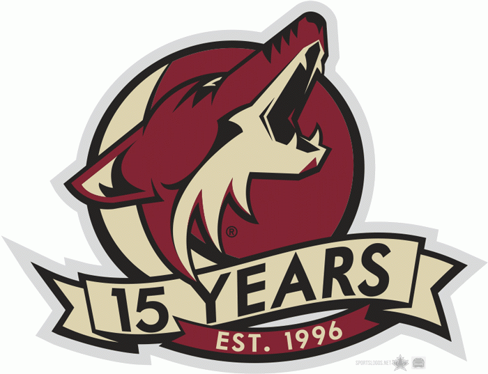 Phoenix Coyotes 2012 Anniversary Logo DIY iron on transfer (heat transfer)